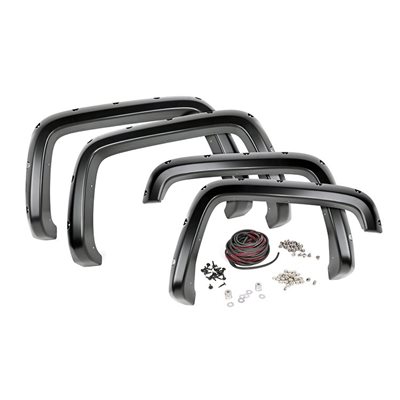 GMC POCKET FENDER FLARES W / RIVETS (07-10 2500 / 3500HD)