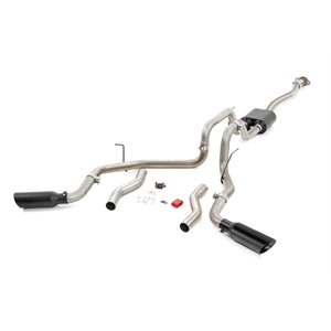 Dual Cat-Back Exhaust System w / Black Tips (99-06 GM 1500 | Ext