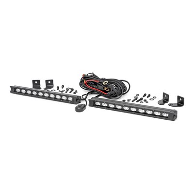 10-INCH SLIMLINE CREE LED LIGHT BARS (PAIR) (BLACK SERIES)