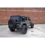 JEEP JK 07-09 4DR BLACK REPLACEMENT SOFT TOP