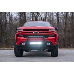 Black LED Bull Bar | Chevy Silverado 1500 2WD / 4WD (2019-2022)