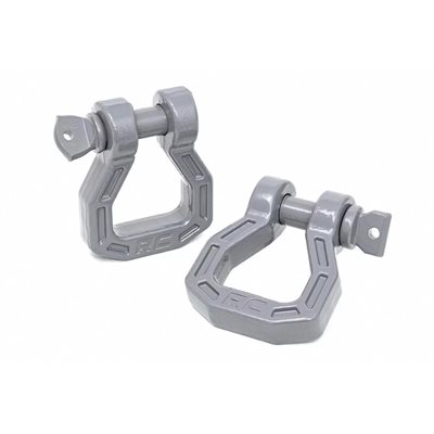 FORGED D-RING SHACKLE SET / GREY