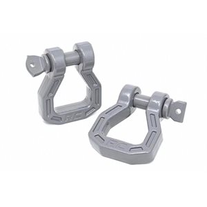 FORGED D-RING SHACKLE SET / GREY